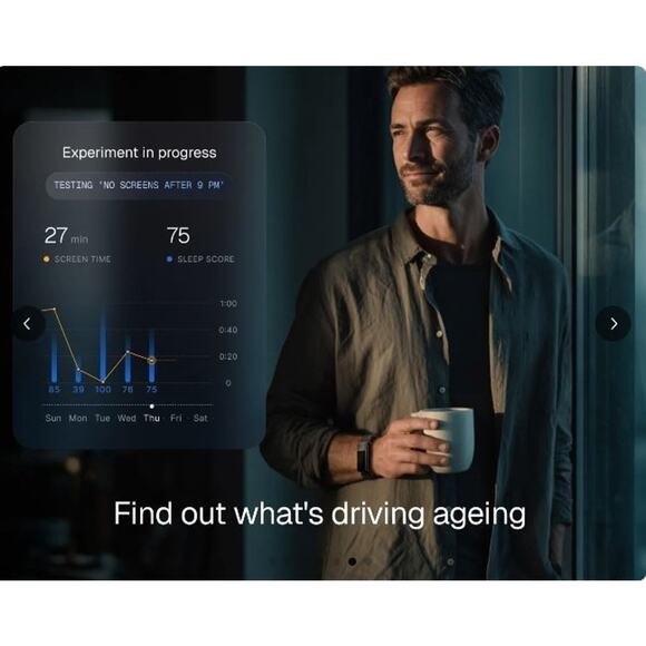 Pulse Series One Gunmetal Founder Edition Set Fitness Activity Tracker by Makina - Picture 7 of 12